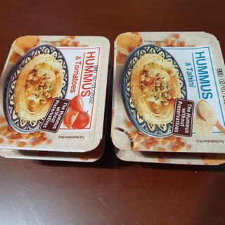 [유픽]간편하게 즐기는 고단백 상온보관 후무스 2종, 총 4개 토마토맛/타히니맛[올리브맛 제외] — 5점을 준 리뷰어가 2021년 2월 올린 사용 사진