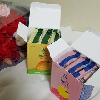 비타앤C 레몬맛, 망고맛 — 5점을 준 리뷰어가 2021년 4월 올린 사용 사진