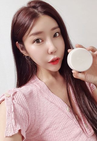 세렌디뷰티 퍼펙트 에어리 커버 쿠션 — 5점을 준 리뷰어가 2021년 6월 올린 사용 사진