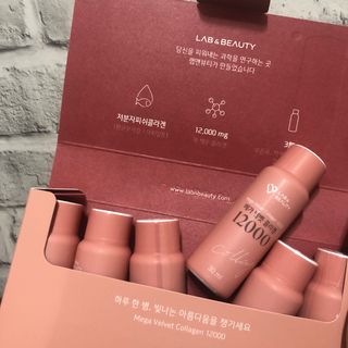 랩앤뷰티 메가 벨벳 콜라겐 12000 — 5점을 준 리뷰어가 2021년 5월 올린 사용 사진