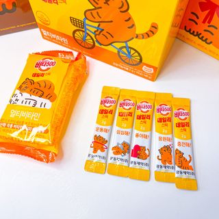 광동생활건강 [광동] 비타500데일리스틱  ★빼빼로데이★ 30포+70포+ 뚱랑이스티커+빼빼로+쇼핑백 — 5점을 준 리뷰어가 2022년 11월 올린 사용 사진