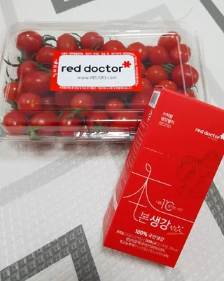 레드닥터 대추방울토마토 + 본생강 망고맛 스틱형 젤리 — 1점을 준 리뷰어가 2022년 12월 올린 사용 사진