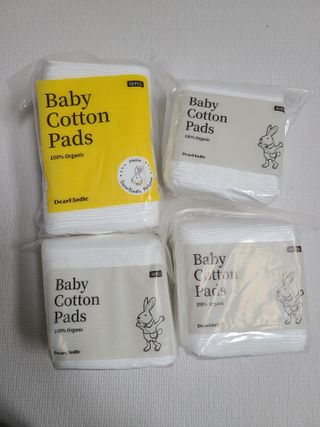디어엘로디 프리미엄 유기농 베이비 솜티슈 40매 3 + 1 PACK — 4점을 준 리뷰어가 2021년 2월 올린 사용 사진