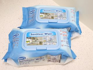햅스 세균없는 주방 대형 2팩, HAPS sanitizer wipe — 5점을 준 리뷰어가 2022년 2월 올린 사용 사진