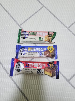 이지프로틴바 3종x각 2ea (고단백질바, 멀티단백질바, 식물성단백질바) — 4점을 준 리뷰어가 2024년 3월 올린 사용 사진