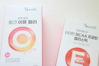 인디닥터 면역 생생 핑크 이뮨 젤리 + 타이탄 BCAA 프로틴 젤리스틱 — 5점을 준 리뷰어가 2022년 5월 올린 사용 사진