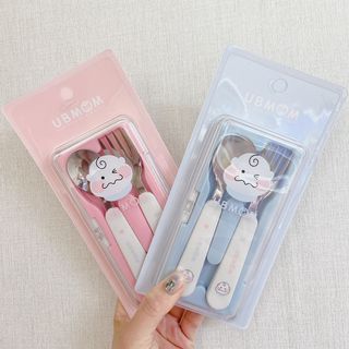 유비맘 스푼포크 케이스 세트 1+1 _컬러랜덤 발송 — 4.5점을 준 리뷰어가 2021년 1월 올린 사용 사진
