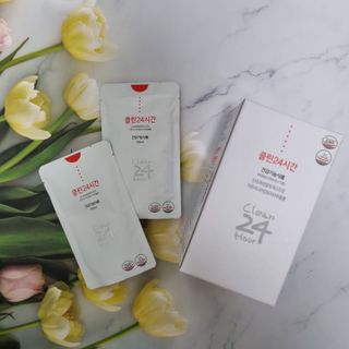 클린24시간 1BOX(5포) + 전용보틀(500ml) — 4점을 준 리뷰어가 2022년 8월 올린 사용 사진