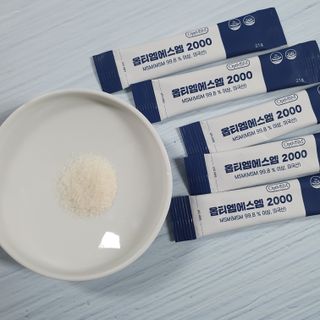 바른비타민 옵티엠에스엠2000 1박스 60포 관절 연골 복합건강기능식품 — 5점을 준 리뷰어가 2021년 6월 올린 사용 사진