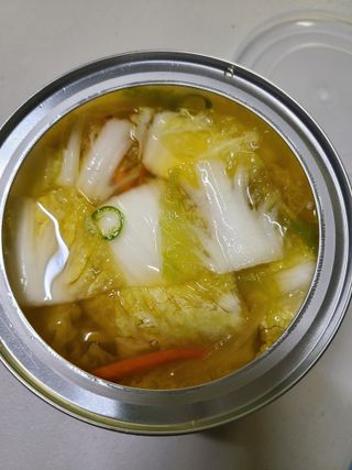 셰프애찬 단호박 백김치 1kg — 4점을 준 리뷰어가 2022년 10월 올린 사용 사진
