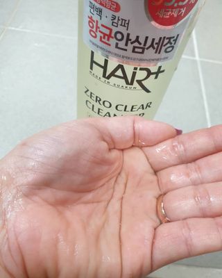 헤어플러스 제로클리어 샴푸 500ml, 두피팩 210ml 2종SET — 5점을 준 리뷰어가 2021년 3월 올린 사용 사진
