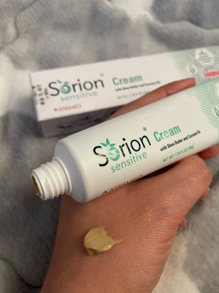 건선/아토/습진/민감성 피부 천연보습진정크림 소리온 크림 & 센시티브 크림 50g — 5점을 준 리뷰어가 2022년 1월 올린 사용 사진