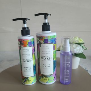 조향사 화이트포레스트 에센스미스트+ 바디&핸드로션 + 바디&핸드워시 구성 — 5점을 준 리뷰어가 2022년 6월 올린 사용 사진