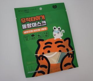 [숨그림]  덴탈마스크 짱구 우리아이 그리고 내가 쓰는 믿을수있는 케릭터 마스크  16종 — 5점을 준 리뷰어가 2021년 10월 올린 사용 사진