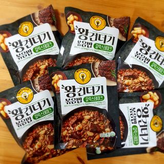 한성기업 무볼레 왕건더기 볶음밥 갈릭스테이크 — 5점을 준 리뷰어가 2021년 10월 올린 사용 사진