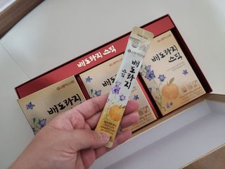 서울약사신협_배도라지스틱_10g x 60포 — 4점을 준 리뷰어가 2021년 5월 올린 사용 사진