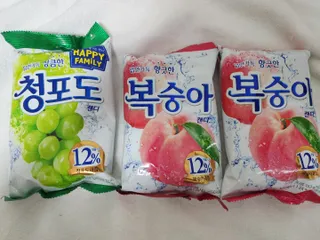 청포도캔디 복숭아캔디 — 4점을 준 리뷰어가 2022년 11월 올린 사용 사진