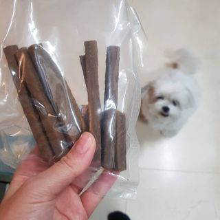 My Pet Care 천연단백질 치아건강에 개좋아 — 5점을 준 리뷰어가 2021년 1월 올린 사용 사진
