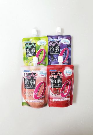 ORIHIRO 오리히로 곤약젤리 제로칼로리 130g 4종 4팩(맛별로 1팩씩) — 5점을 준 리뷰어가 2023년 1월 올린 사용 사진