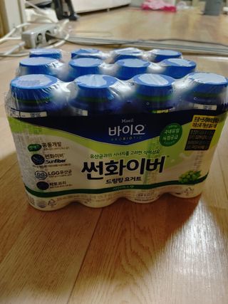 LIVE 매일바이오 썬화이버 드링킹 요거트 — 5점을 준 리뷰어가 2022년 8월 올린 사용 사진