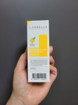 랑벨 비타 에너지 잡티 앰플 50ml 고농축 비타민, 저자극, 수분 촉촉, 미백 앰플 — 5점을 준 리뷰어가 2022년 4월 올린 사용 사진