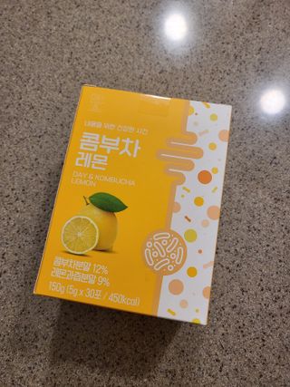 참앤들황토농원 7가지 맛! 탄산 톡톡! 스파클링! 데이앤 콤부차 7종 10포 1박스씩 ★총 7박스★ — 5점을 준 리뷰어가 2023년 2월 올린 사용 사진