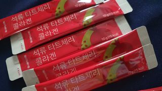 서울약사신협_석류 타트체리 콜라겐_10g x 30포 — 5점을 준 리뷰어가 2021년 7월 올린 사용 사진