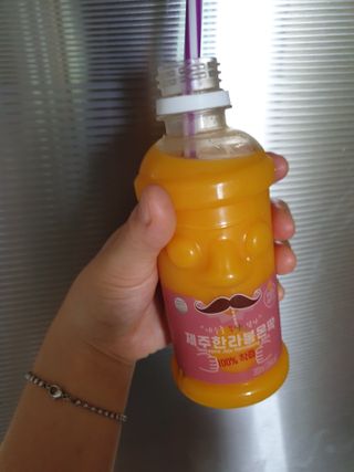 탐라원 제주의 맛, 몬딱주스 4종세트 - 한라봉몬딱주스, 천혜향몬딱주스, 청귤에이드, 당근몬딱주스 — 5점을 준 리뷰어가 2021년 7월 올린 사용 사진
