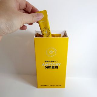 주식회사 씨크릿비에프랩 마시는 아미노산 아미토리 열대과일맛 14포 [1포, 5g / 보틀증정] — 5점을 준 리뷰어가 2023년 2월 올린 사용 사진