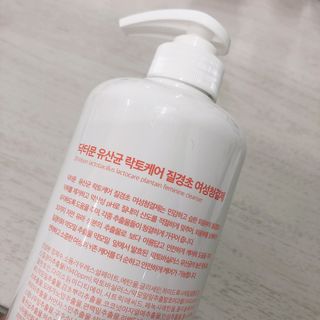 프리[닥터문] 유산균 락토케어 질경초 여성청결제 1000ml (젤타입) — 5점을 준 리뷰어가 2022년 7월 올린 사용 사진