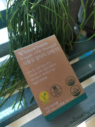 비건타민 식물성 알티지 오메가3 — 5점을 준 리뷰어가 2021년 3월 올린 사용 사진