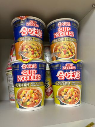 NISSIN 닛신 컵누들  4종 - 씨푸드오리지날, 씨푸드 스파이시, 씨푸드 커리, 씨푸드 XO소스 — 5점을 준 리뷰어가 2022년 12월 올린 사용 사진