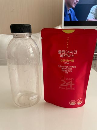 클린24시간 레드박스 1BOX(5포) + 전용보틀(500ml) — 5점을 준 리뷰어가 2024년 3월 올린 사용 사진