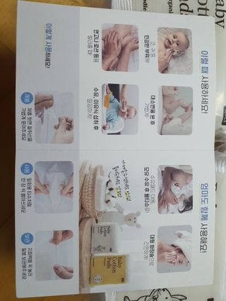 디어엘로디 프리미엄 유기농 베이비 솜티슈 40매 3 + 1 PACK — 5점을 준 리뷰어가 2021년 3월 올린 사용 사진