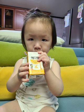메디웰 페디아드링크 미니 바나나맛 — 4점을 준 리뷰어가 2022년 8월 올린 사용 사진