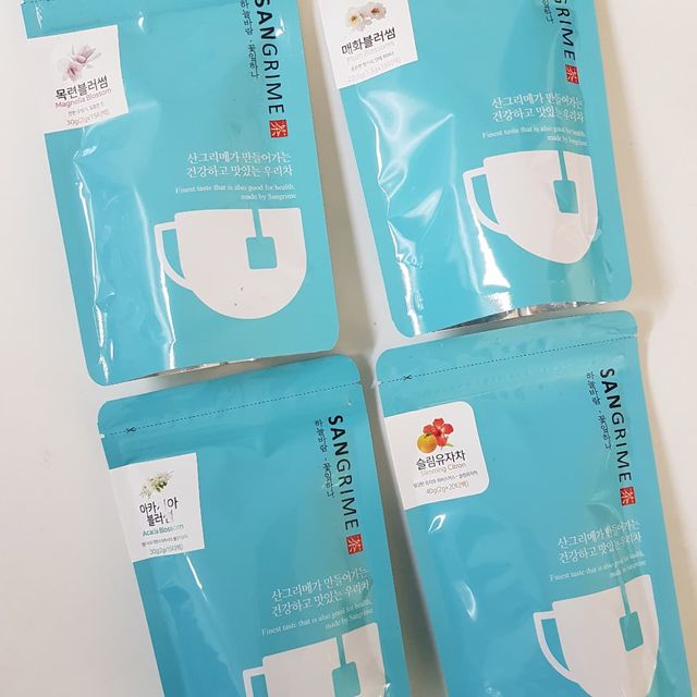 산그리메 아카시아+목련+매화+슬림 유자차 Set 리뷰 사진