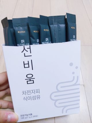 [뉴트릴렉스] 선비움 첨가물 없는 착한 차전자피 식이섬유  2박스 — 5점을 준 리뷰어가 2021년 7월 올린 사용 사진