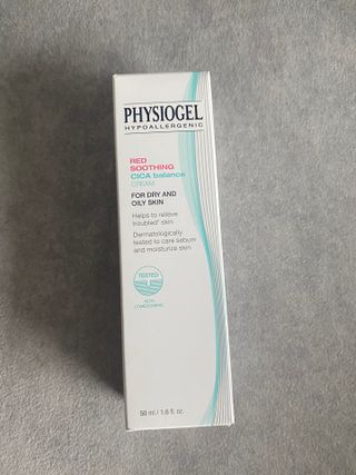 피지오겔 레드수딩 시카밸런스 크림 50ml — 5점을 준 리뷰어가 2022년 4월 올린 사용 사진