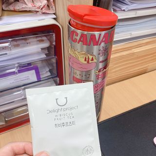 딜라이트 프로젝트 블렌딩티 우엉호박티, 히비후르츠티, 쟈스민캐모티 — 5점을 준 리뷰어가 2021년 7월 올린 사용 사진
