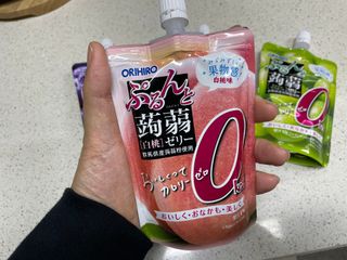 ORIHIRO 오리히로 곤약젤리 제로칼로리 130g 4종 4팩(맛별로 1팩씩) — 5점을 준 리뷰어가 2023년 1월 올린 사용 사진
