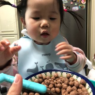 씨알푸드 뽀로로 시리얼 3종 — 5점을 준 리뷰어가 2022년 2월 올린 사용 사진