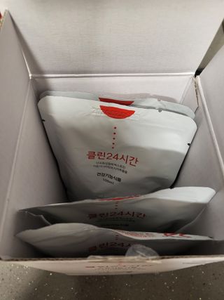 클린24시간 1BOX(5포) + 전용보틀(500ml) — 5점을 준 리뷰어가 2022년 10월 올린 사용 사진