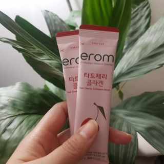 이롬 erom 타트체리 콜라겐 — 5점을 준 리뷰어가 2021년 3월 올린 사용 사진