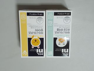 일동제약 마이니 마이니 지니키즈 유산균 츄어블, 멀티비타 set — 5점을 준 리뷰어가 2021년 3월 올린 사용 사진