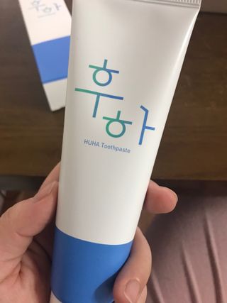 [심폐소생소] 무불소 임산부 천연 치약 — 5점을 준 리뷰어가 2021년 11월 올린 사용 사진