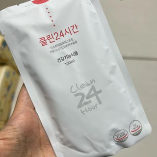 클린24시간 1BOX(5포) + 전용보틀(500ml) — 5점을 준 리뷰어가 2022년 9월 올린 사용 사진