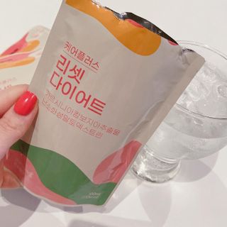 [경남제약헬스케어] 케어플러스 리셋 다이어트 청포도맛 100ml X 5포 (5일분) — 3.5점을 준 리뷰어가 2023년 4월 올린 사용 사진