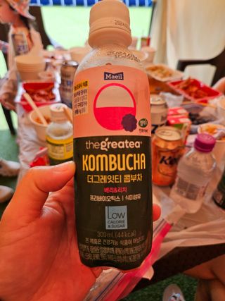 더그레잇티 콤부차 [매일유업] 더그레잇티 44kcal 콤부차 300ml *12개입 (오리지널 6개+베리리치 6개) — 4점을 준 리뷰어가 2023년 7월 올린 사용 사진