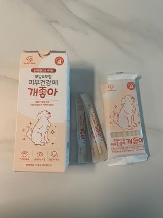 My Pet Care 모발과 모질 피부건강에 개좋아 — 5점을 준 리뷰어가 2021년 3월 올린 사용 사진