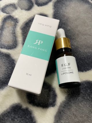 랑팡 EGF+FGF 10ppm 리포좀 앰플 원액 10ml — 3점을 준 리뷰어가 2021년 12월 올린 사용 사진